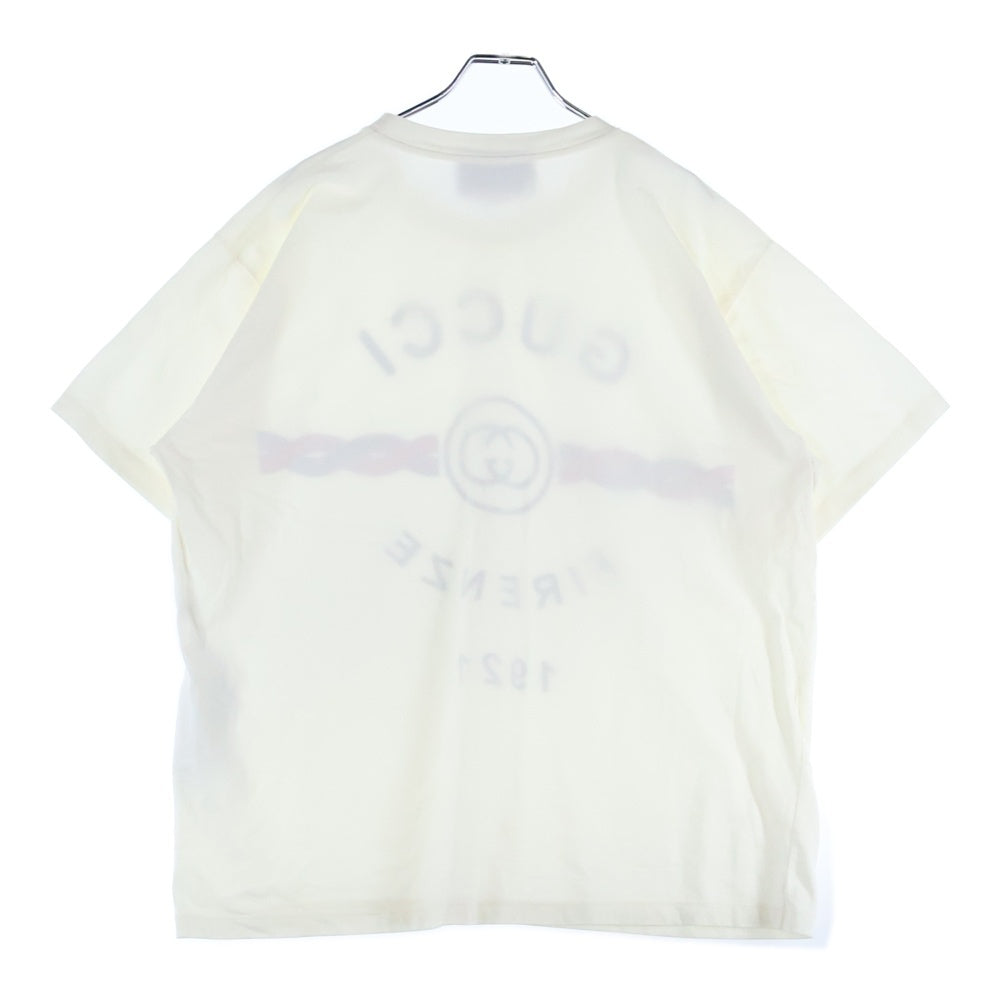 GUCCI(グッチ) FIRENZE 1921 ロゴ 半袖シャツ ラウンドネック 616036