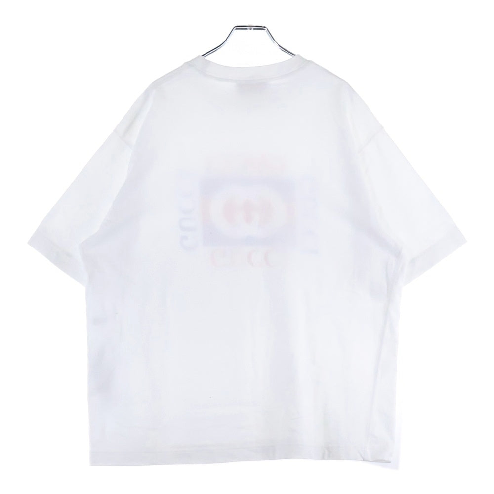 GUCCI(グッチ) ロゴプリント 半袖Tシャツ カットソー ホワイト 784361 XJGKA
