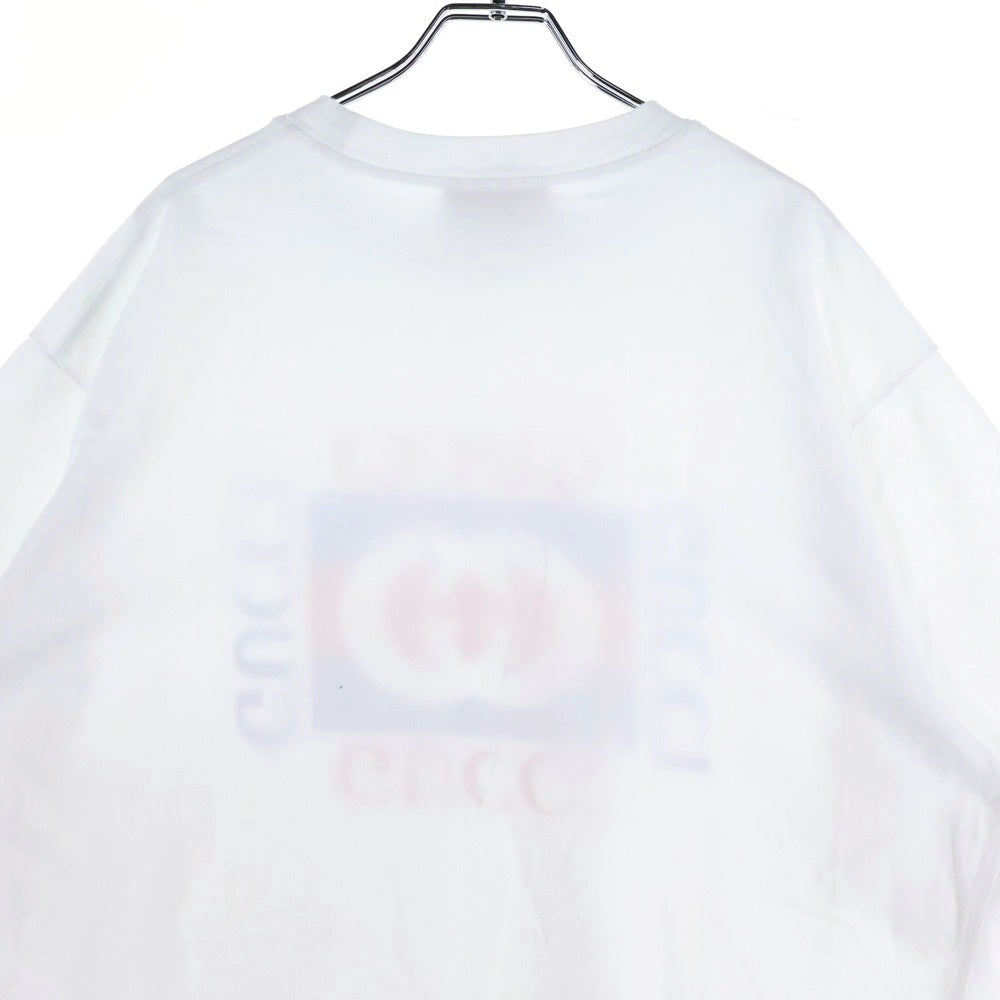 GUCCI(グッチ) ロゴプリント 半袖Tシャツ カットソー ホワイト 784361 XJGKA