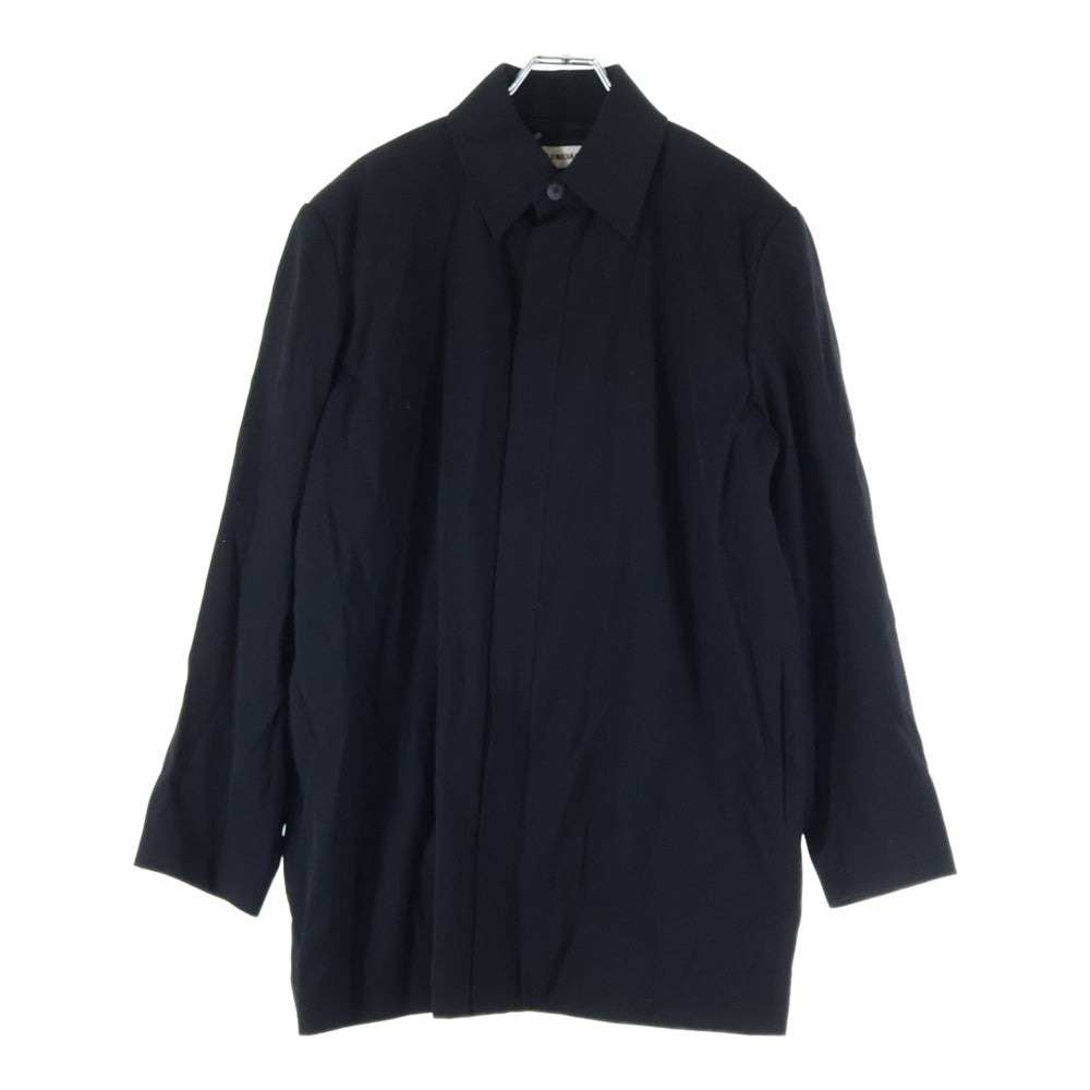 BALENCIAGA(バレンシアガ) 20AW One color oversized shirt ワンカラー オーバーサイズシャツ 長袖シャツ ブラック 613929 TIT22