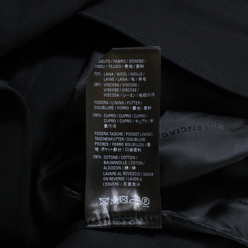 BALENCIAGA(バレンシアガ) 20AW One color oversized shirt ワンカラー オーバーサイズシャツ 長袖シャツ ブラック 613929 TIT22