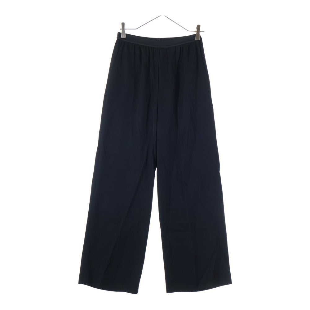 BALENCIAGA(バレンシアガ) Logo Elasticated Waist Wide Leg Trousers ウエストロゴ ワイドイージーパンツ ブラック 675482 TJO25