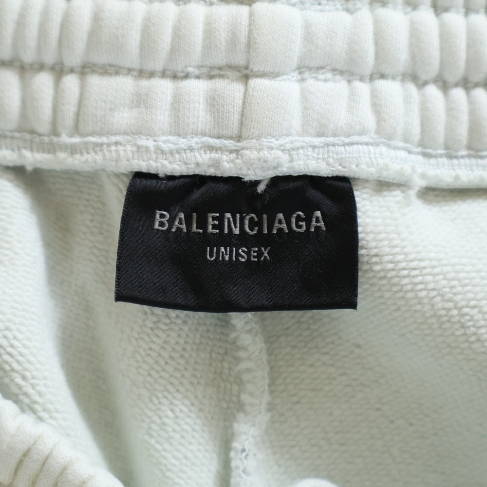BALENCIAGA(バレンシアガ) 24SS Graffiti Baggy Sweat Pants グラフィックプリント バギースウェットパンツ ホワイト 787357 TQVK1