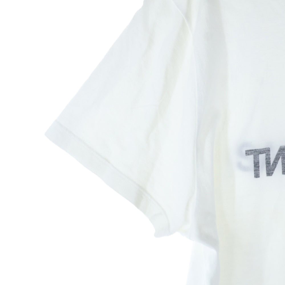 SAINT LAURENT PARIS(サンローランパリ) Reverse Logo Tee リバースロゴTシャツ 半袖カットソー ホワイト 663278 Y36HE