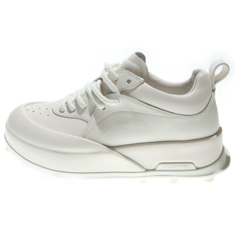 JIL SANDER(ジルサンダー) ORB オーブ レザーローカットスニーカー ホワイト