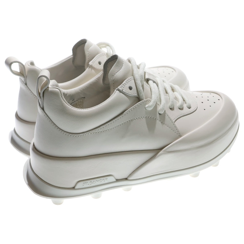 JIL SANDER(ジルサンダー) ORB オーブ レザーローカットスニーカー ホワイト