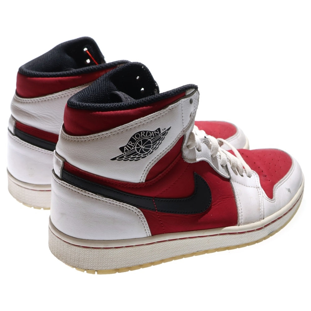 NIKE(ナイキ) AIR JORDAN 1 RETRO HIGH OG CARMINE 555088-123 エアジョーダン1 レトロ ハイカットスニーカー ホワイト/レッド US8.5/26.5cm