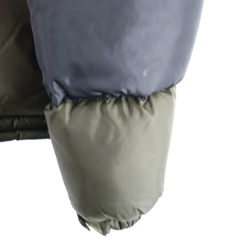 X-LARGE(エクストララージ) Nylon down jacket ナイロンダウンジャケット ブラック/カーキ 101204021005