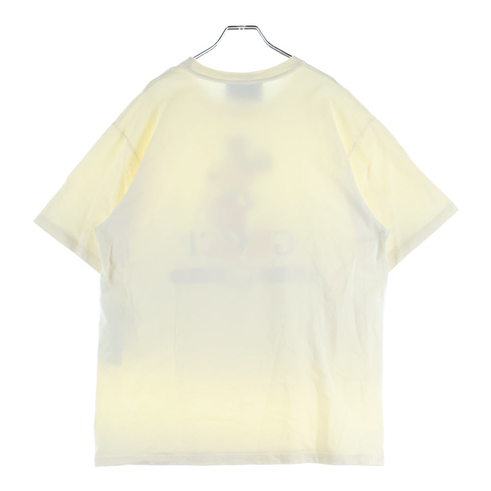 GUCCI(グッチ) × Disney Mickey Mouse 半袖Tシャツ カットソー ホワイト 565806 XJB66