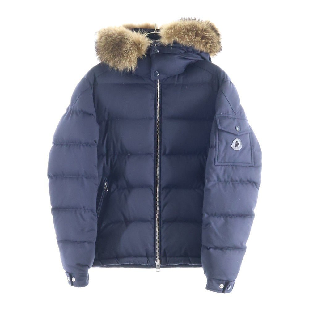 MONCLER(モンクレール) ALLEMAND GIUBBOTTO アレモンド ファーフード ダウンジャケット ネイビー E20914091825 V0054