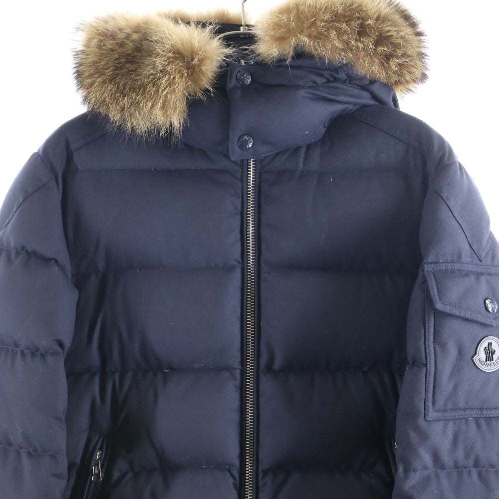 MONCLER(モンクレール) ALLEMAND GIUBBOTTO アレモンド ファーフード ダウンジャケット ネイビー E20914091825 V0054
