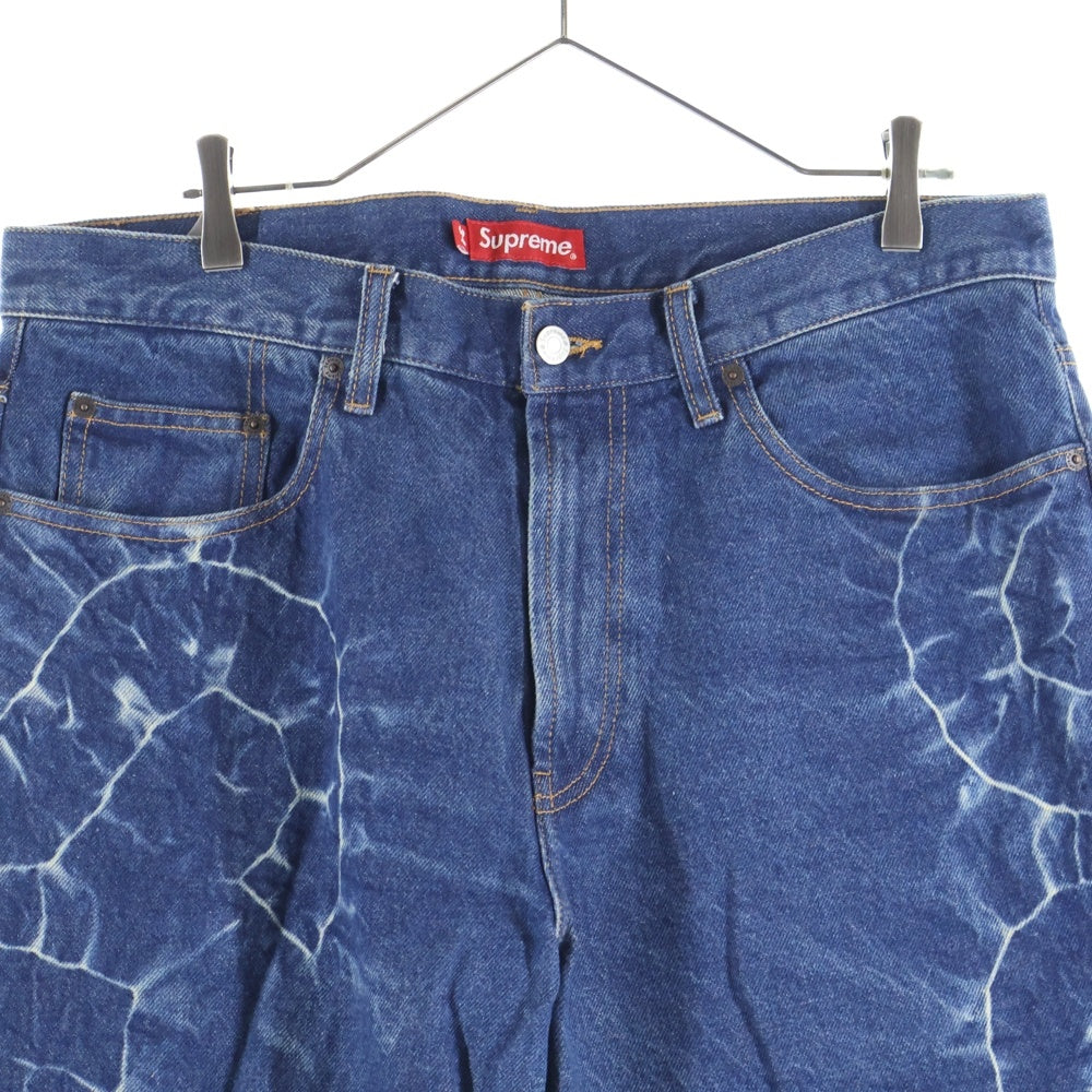 SUPREME(シュプリーム) 23SS Shibori Loose Fit Jean シボリ ルーズ デニムパンツ インディゴ