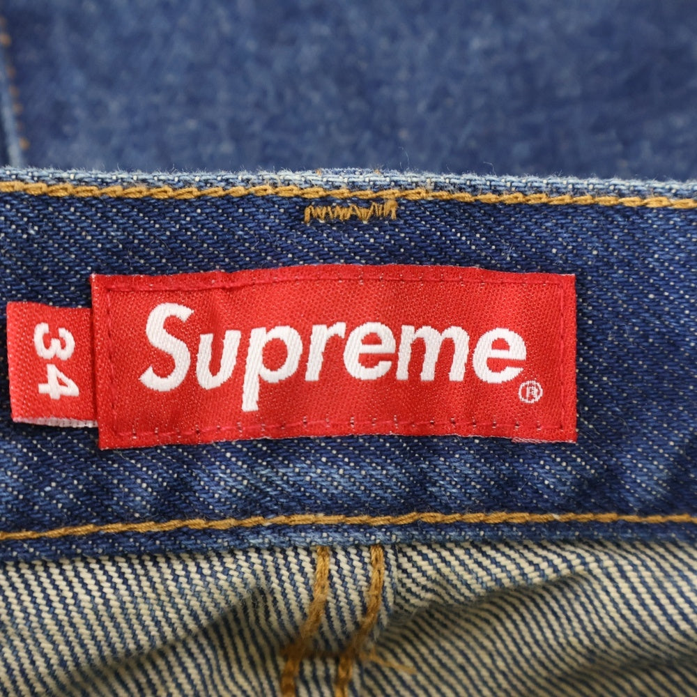 SUPREME(シュプリーム) 23SS Shibori Loose Fit Jean シボリ ルーズ デニムパンツ インディゴ