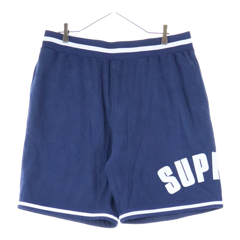SUPREME(シュプリーム) 24SS Ultrasuede Mesh Short ウルトラ スエード メッシュ ショーツ ハーフパンツ ネイビー