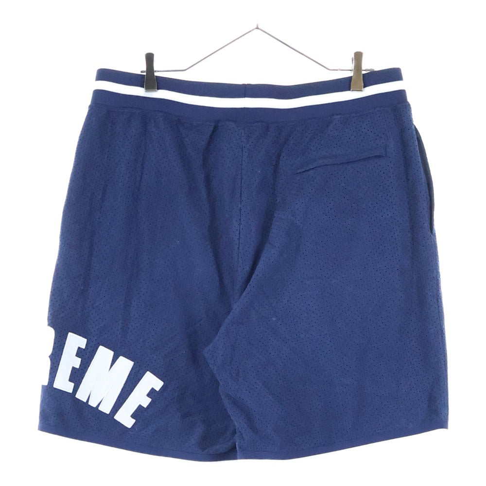 SUPREME(シュプリーム) 24SS Ultrasuede Mesh Short ウルトラ スエード メッシュ ショーツ ハーフパンツ ネイビー