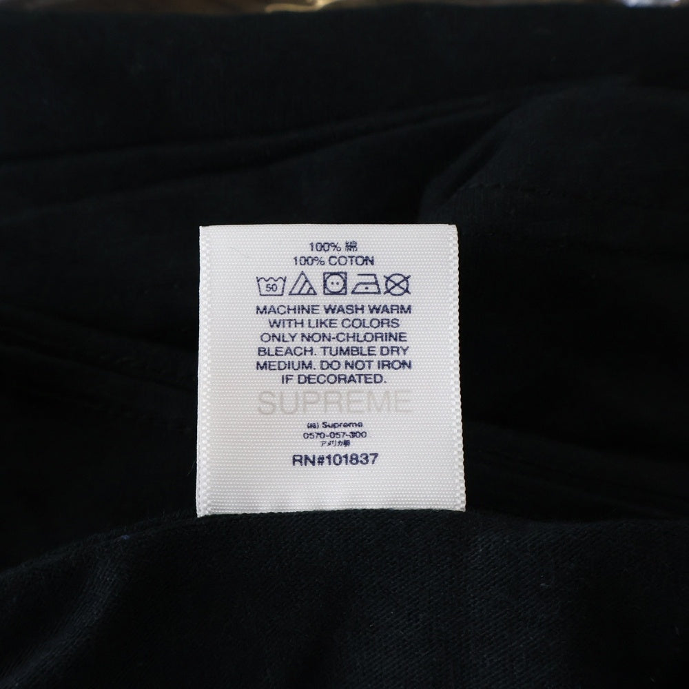 SUPREME(シュプリーム) 22SS Ralph Steadman Box Logo Tee ラルフステッドマン ボックスロゴ 半袖Tシャツ カットソー ブラック