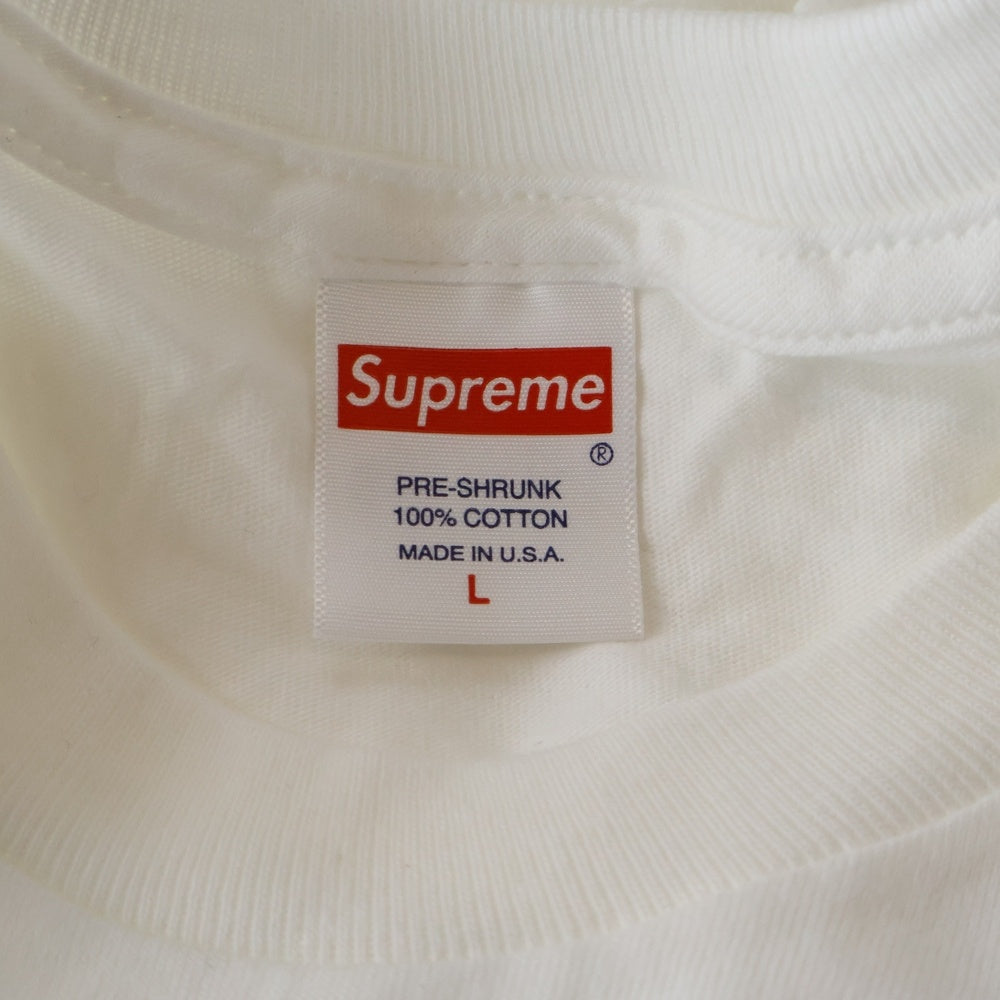 SUPREME(シュプリーム) 22SS Ralph Steadman Box Logo Tee ラルフステッドマン ボックスロゴ 半袖Tシャツ カットソー ホワイト