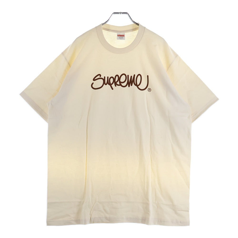 SUPREME(シュプリーム) 22SS Handstyle Tee ハンドスタイル プリント クルーネック 半袖Tシャツ カットソー ナチュラル