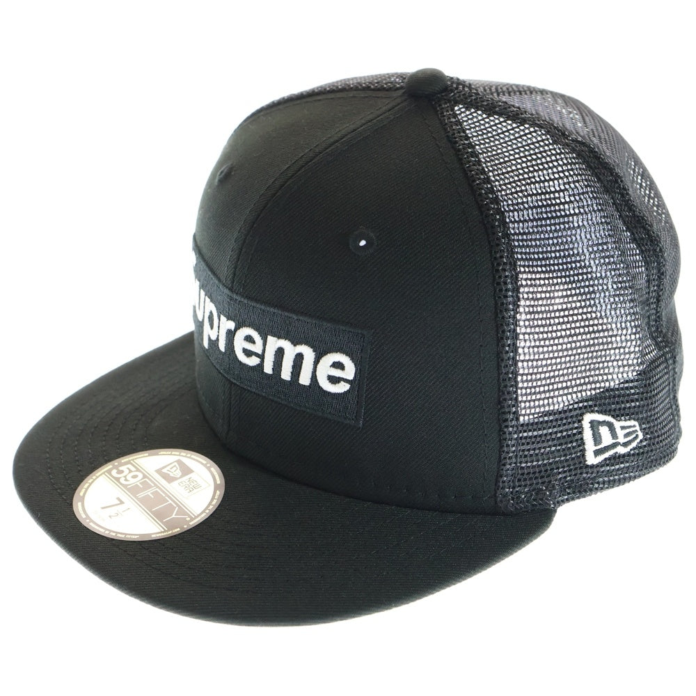 SUPREME(シュプリーム) 23SS × NEW ERA Box Logo Mesh ニューエラ ボックスロゴ メッシュキャップ ブラック