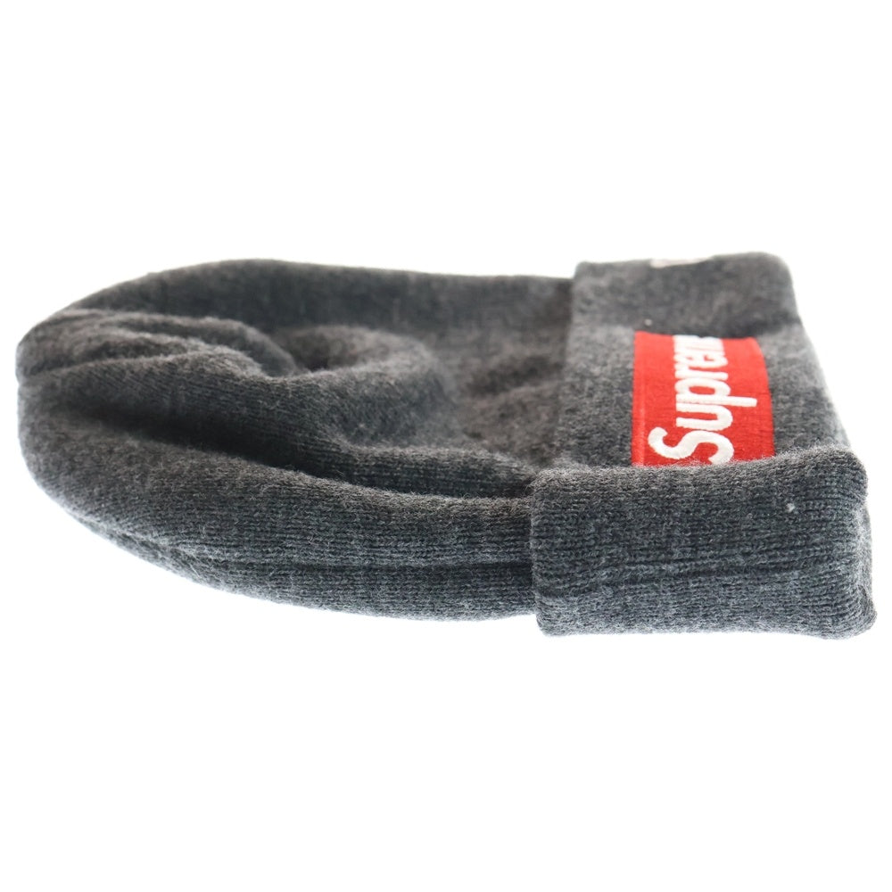 SUPREME(シュプリーム) 21AW × NEW ERA Box Logo Beanie ニューエラ ボックスロゴ ニットビーニー グレー