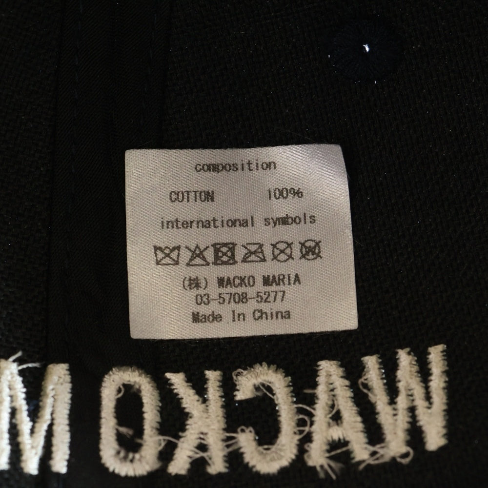 WACKO MARIA(ワコマリア) 25AW 6 PANEL CAPキャップ ネイビー 25FWE-WMA-CP016