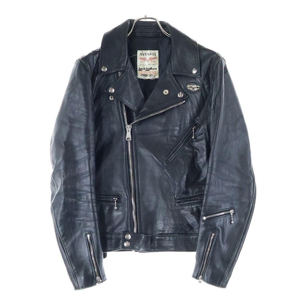 Lewis Leathers(ルイスレザー) CYCLONE TIGHT FIT サイクロン レギュラーフィット シープスキン ダブルライダース レザージャケット ブラック
