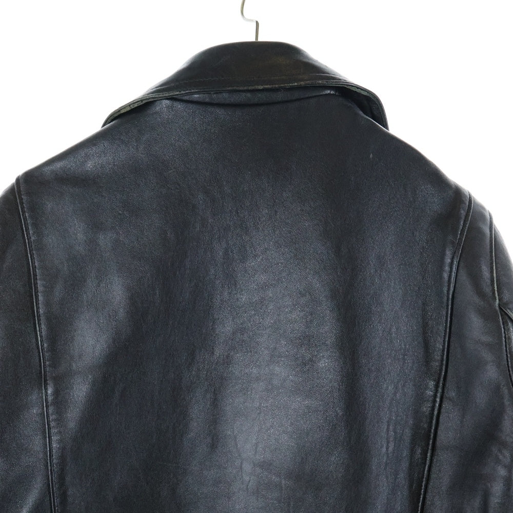 Lewis Leathers(ルイスレザー) CYCLONE TIGHT FIT サイクロン レギュラーフィット シープスキン ダブルライダース レザージャケット ブラック