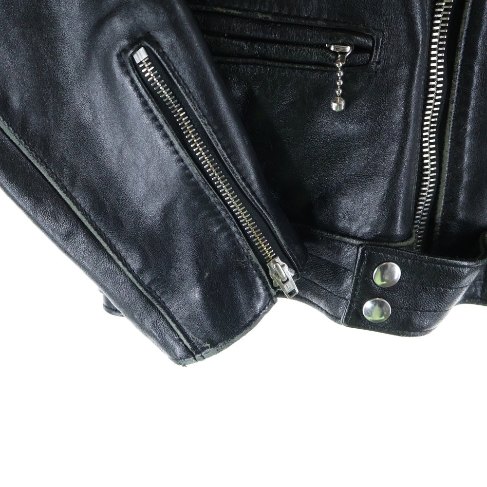 Lewis Leathers(ルイスレザー) CYCLONE TIGHT FIT サイクロン レギュラーフィット シープスキン ダブルライダース レザージャケット ブラック