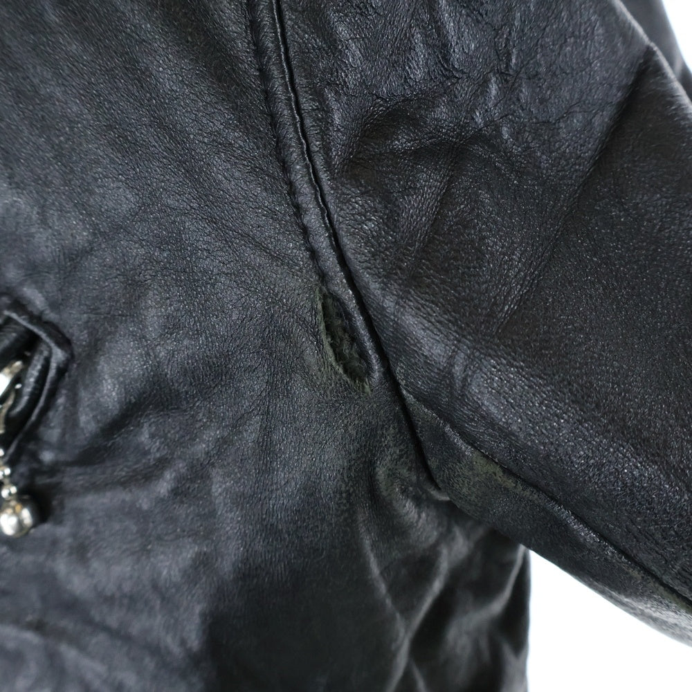 Lewis Leathers(ルイスレザー) CYCLONE TIGHT FIT サイクロン レギュラーフィット シープスキン ダブルライダース レザージャケット ブラック