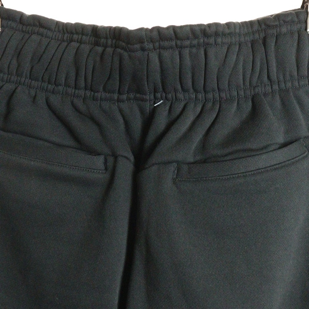 entire studios(エンタイア スタジオ) SWEATPANT カットオフ ワイド スウェットパンツ ブラック ES2489