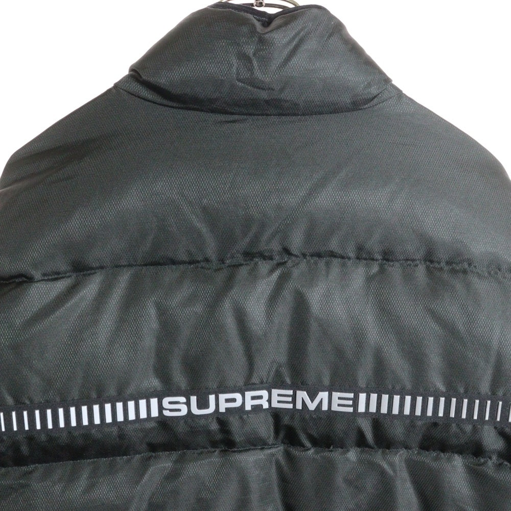 SUPREME(シュプリーム) Reflective Logo Puffy Jacket リフレクター ロゴ ダウンジャケット ブラック