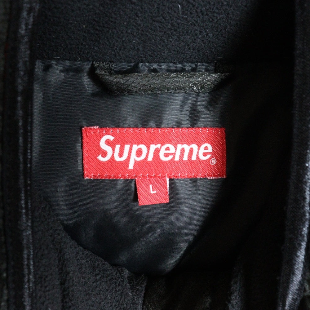 SUPREME(シュプリーム) Reflective Logo Puffy Jacket リフレクター ロゴ ダウンジャケット ブラック