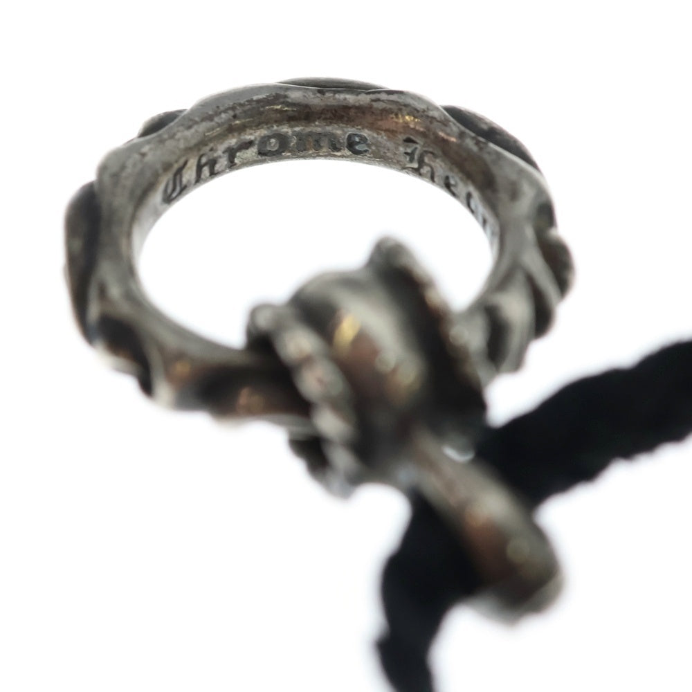 CHROME HEARTS(クロムハーツ) EWLP SCRL アイウェアループ スクロールバンドレザーブレイドネックレス