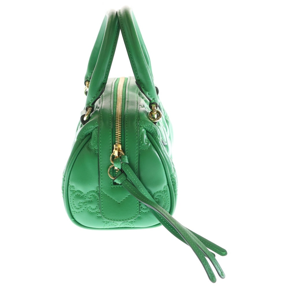 GUCCI(グッチ) GGマトラッセ 2WAY ハンドバッグ ショルダーバッグ グリーン 702251 520981