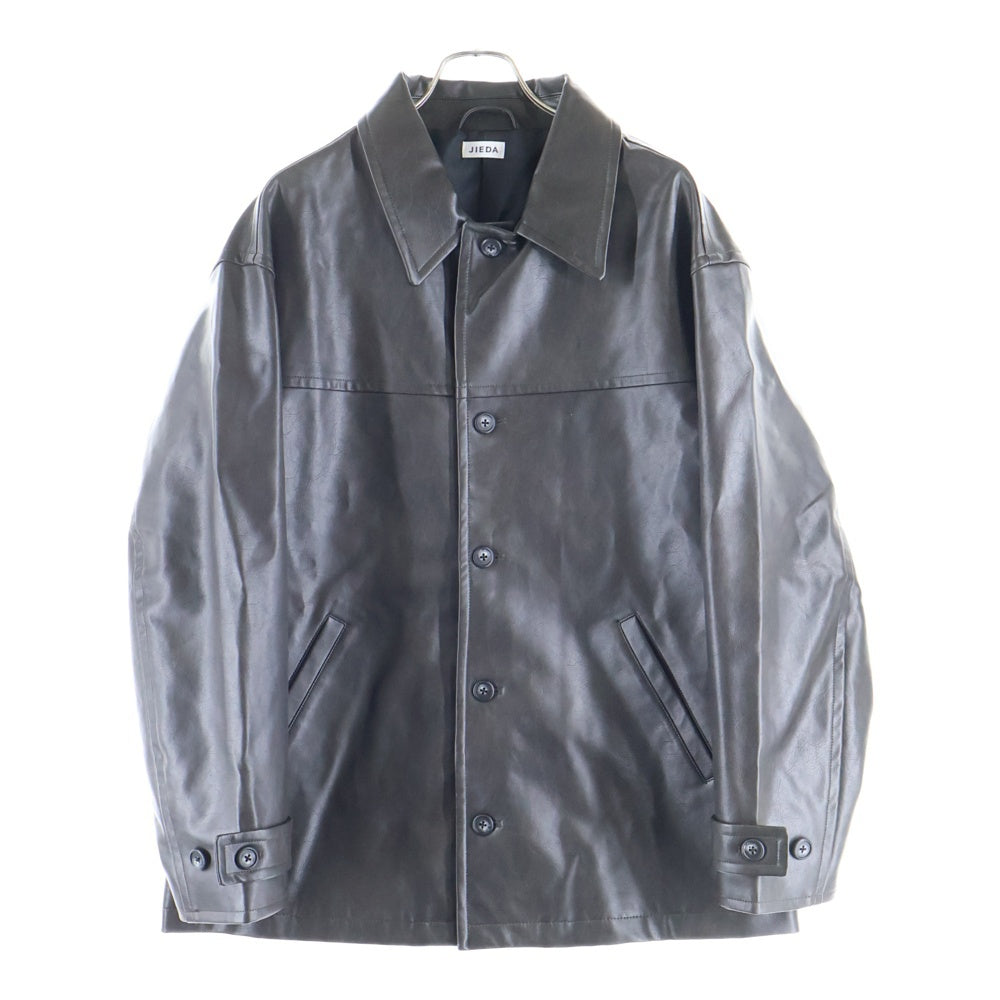 Jieda(ジエダ) FAKE LEATHER CAR COAT フェイクレザー カーコート