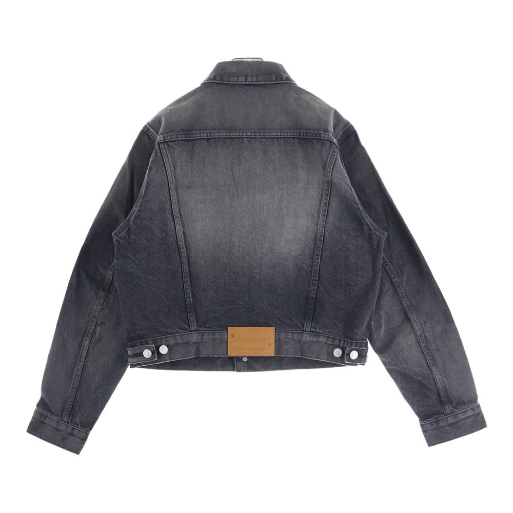 MASU(エムエーエスユー) MB DENIM JACKET USE ウォッシュ加工 デニムジャケット ブラック B25F9BL002