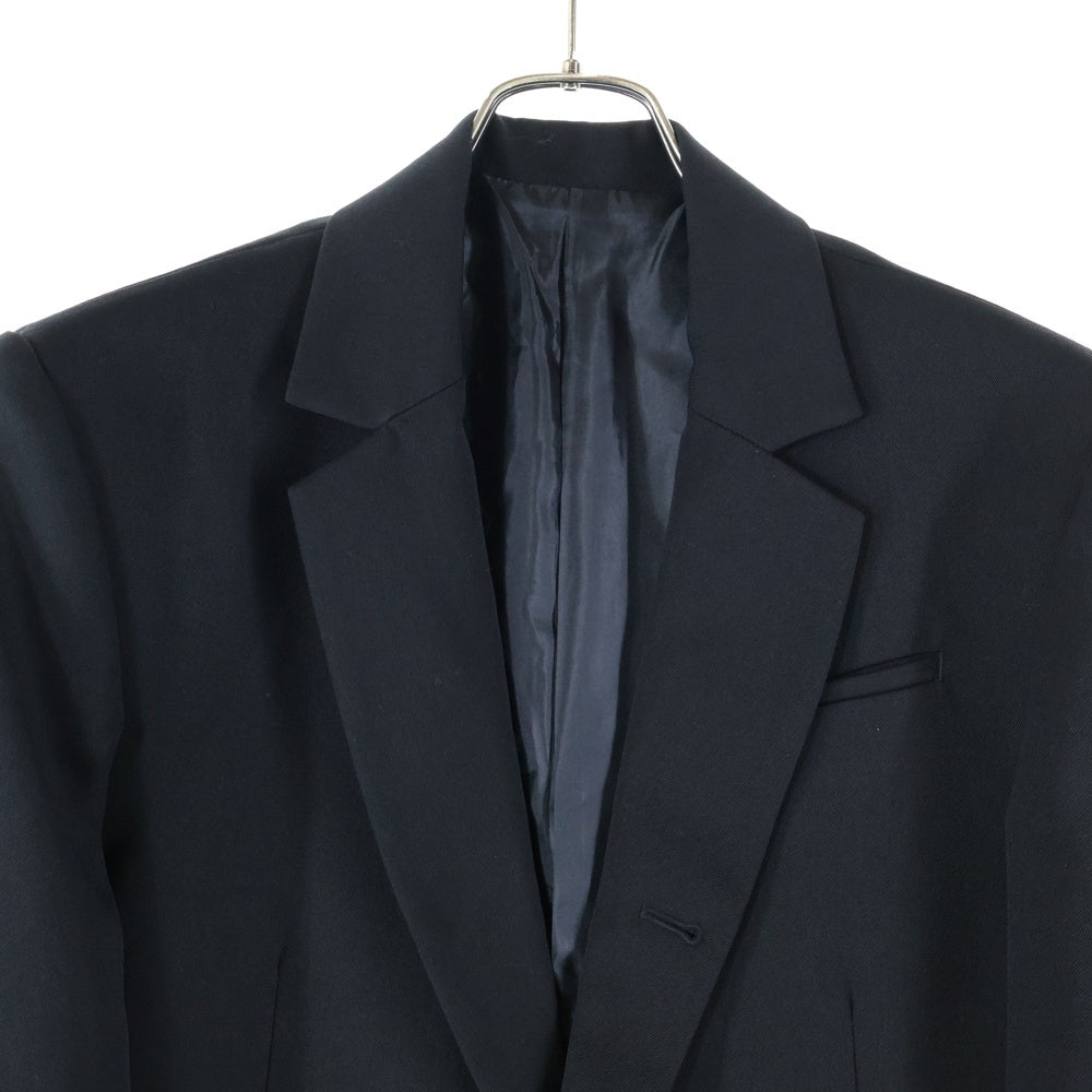 NO BRAND(ノーブランド) SASAKI SATORU ササキサトル 2WAY LAPEL TAILORED JACKET 2WAYラペル シングル テーラードジャケット ブラック FW25M-S2S007-204