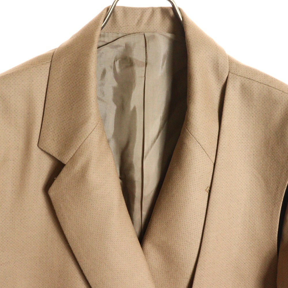 NO BRAND(ノーブランド) ETHOSENS エトセンス Layer Jacket レイヤードジャケット テーラードジャケット ブラウン 2E225-41