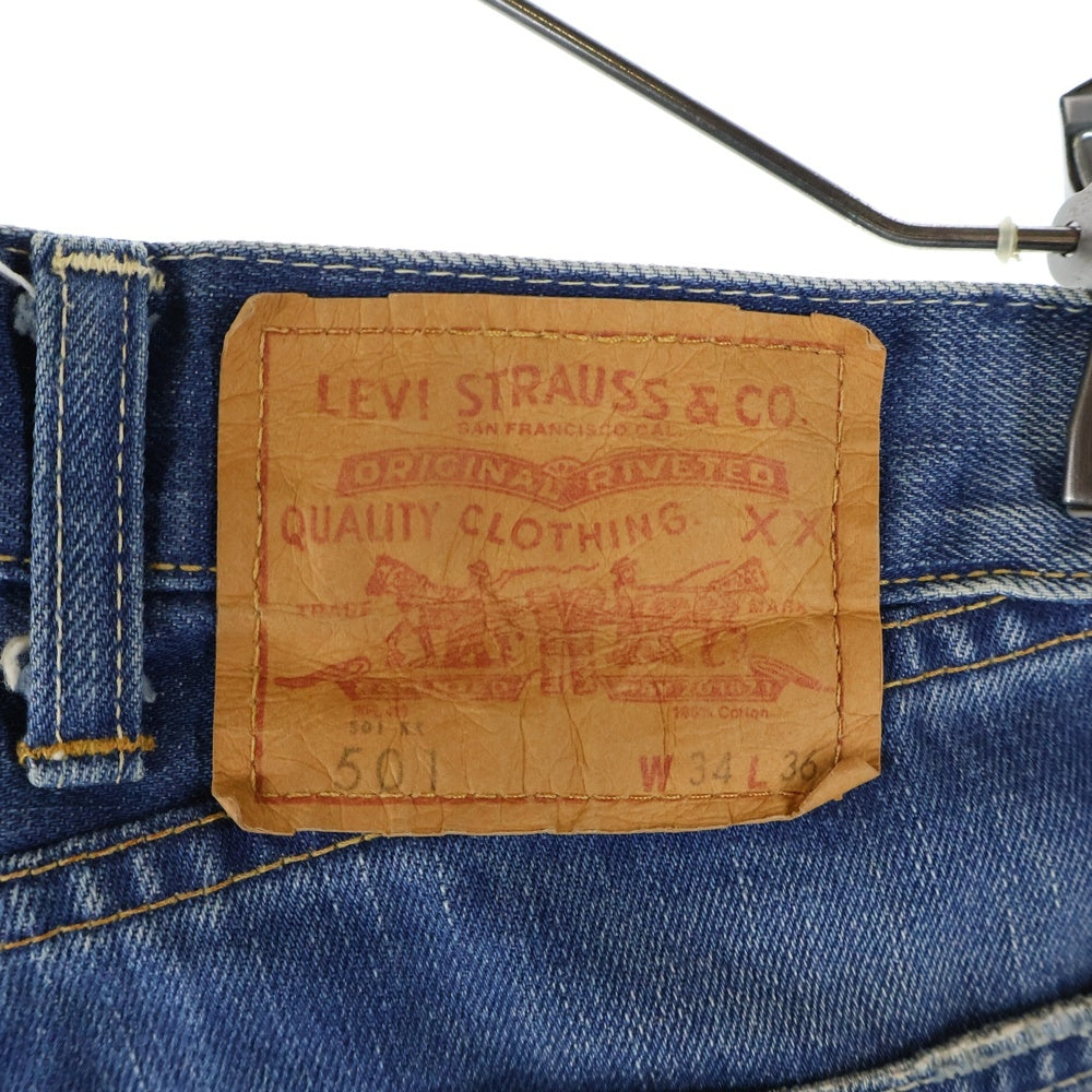 Levi's(リーバイス) 2005年製 復刻 66501 501XX パッチワークジーンズ デニム ストレートパンツ