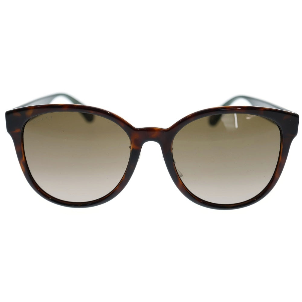 GUCCI(グッチ) シェリーライン ランドフレーム サングラス アイウェア ブラウン GG0854SK