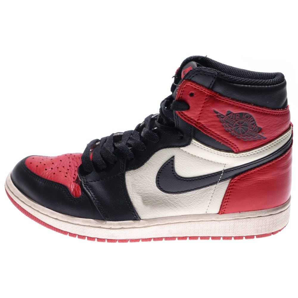 NIKE(ナイキ) Air Jordan 1 Retro High OG エアジョーダン1レトロ ハイ ハイカットスニーカー レッド/ブラック 55088-610