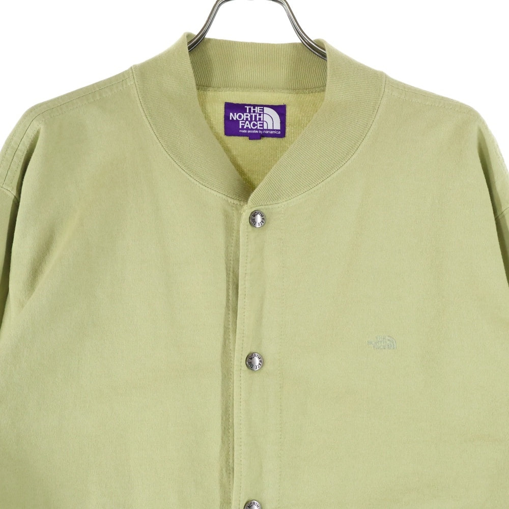 THE NORTH FACE(ザノースフェイス) 10ozマウンテンスナップ スウェット カーディガン イエロー NT6901N