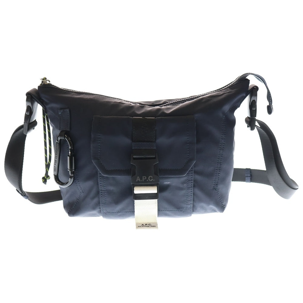 A.P.C(アーペーセー) TREK ナイロンショルダーバッグ ボディバッグ ネイビー