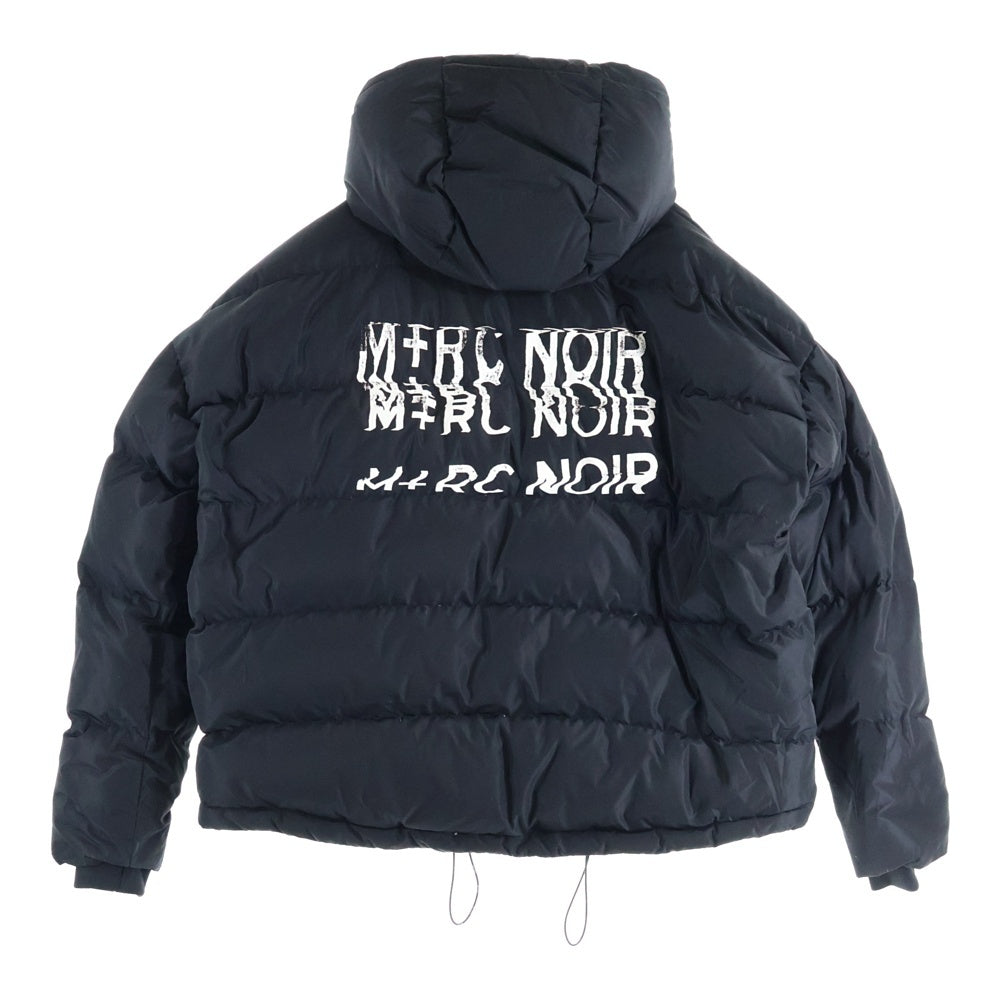 M+RC NOIR(マルシェノア) ロゴプリント ダウンジャケット アウター