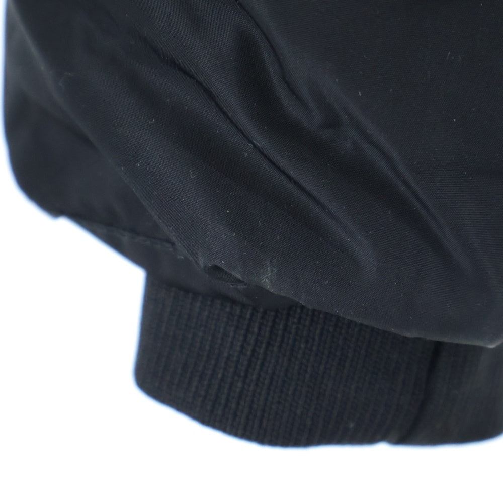 M+RC NOIR(マルシェノア) ロゴプリント ダウンジャケット アウター ブラック