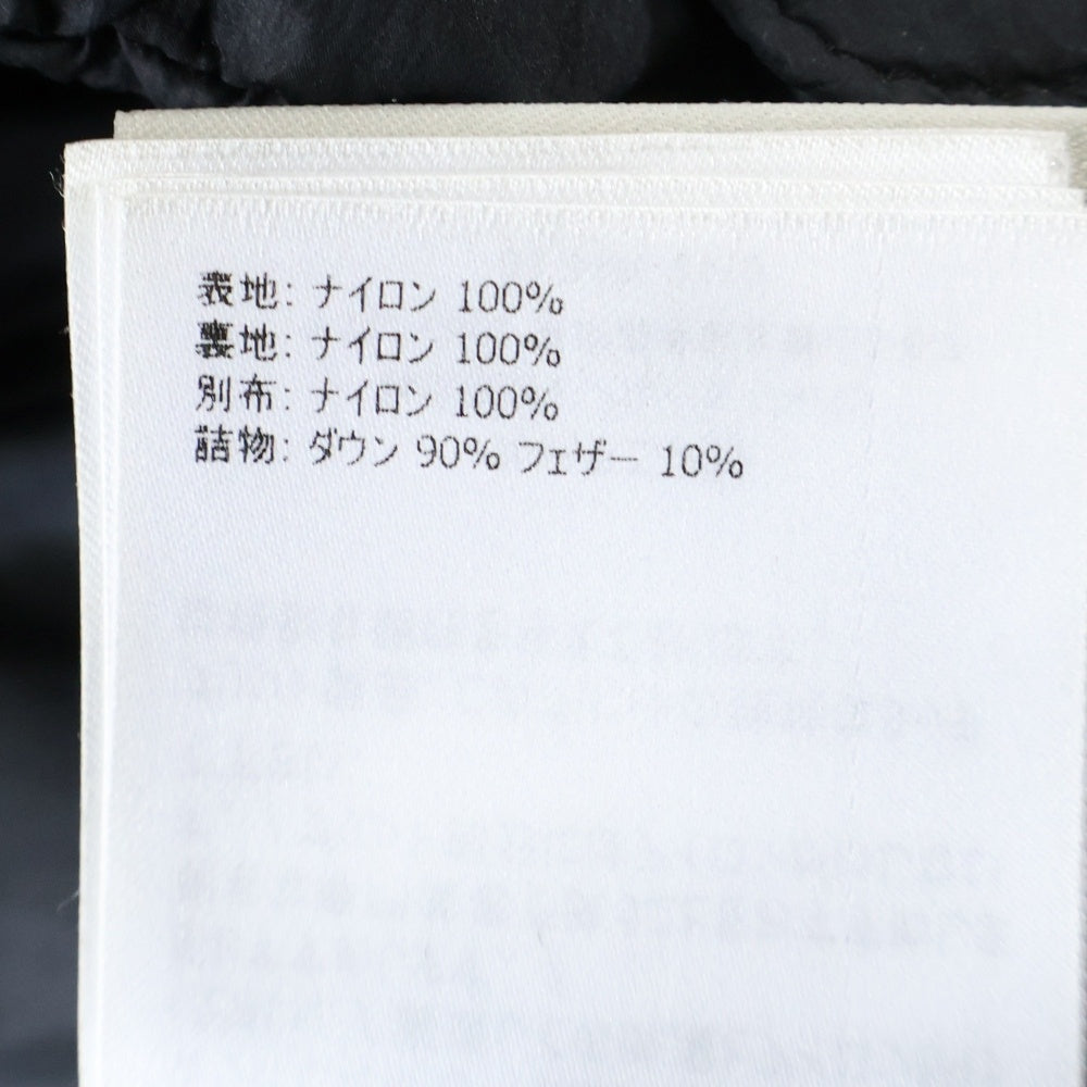 MONCLER(モンクレール) ×fragment design BLAIN GIUBBOTTO ×フラグメントデザイン バックロゴ パファーダウンジャケット ブラック F209U1B50510