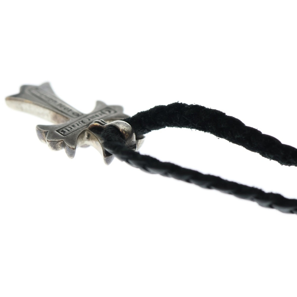 CHROME HEARTS(クロムハーツ) CH CRS SMLスモールCHクロス BC ボロチップブレイド ネックレス シルバー BCA220