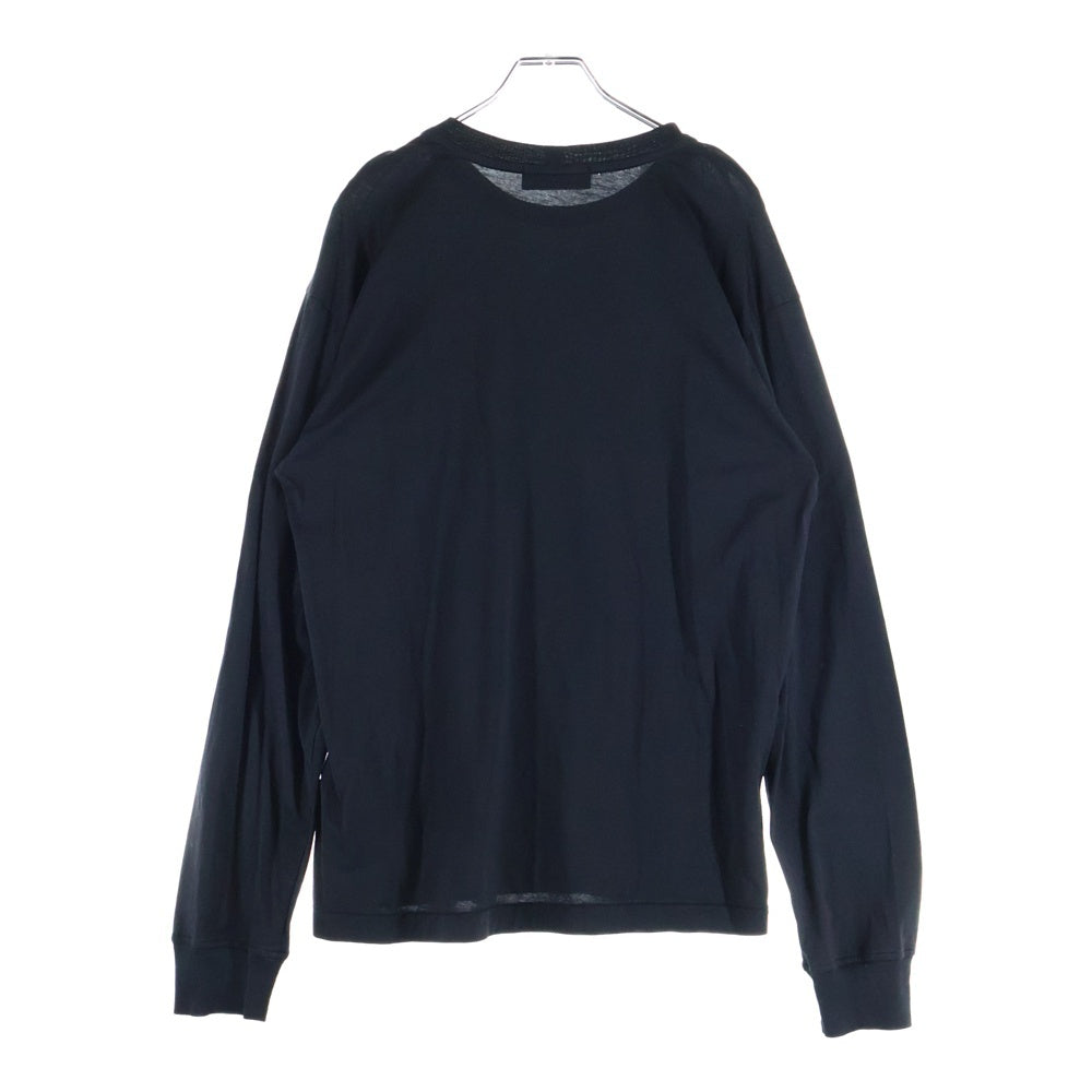 STONE ISLAND(ストーンアイランド) ロゴパッチ 長袖Tシャツ ロンT カットソー ブラック 101522713