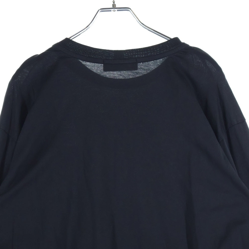 STONE ISLAND(ストーンアイランド) ロゴパッチ 長袖Tシャツ ロンT カットソー ブラック 101522713