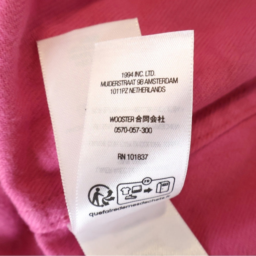 SUPREME(シュプリーム) 23AW FLANNEL SHIRT ロゴ刺繍 フランネルシャツ 長袖シャツ ピンク